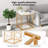 Starletta Glass Top Coffee Table