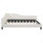 L-Shaped Linen Daybed, With Solid Wood Legs-1997966942-1997966937