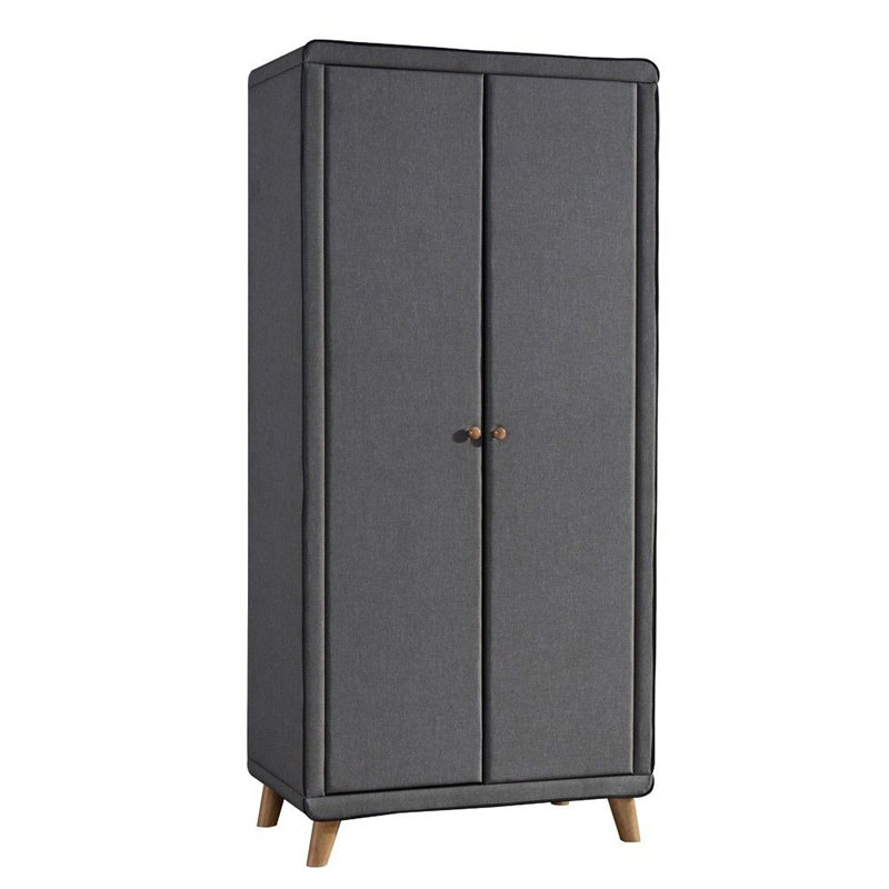Larue 2 Door Solid Wood Wardrobe