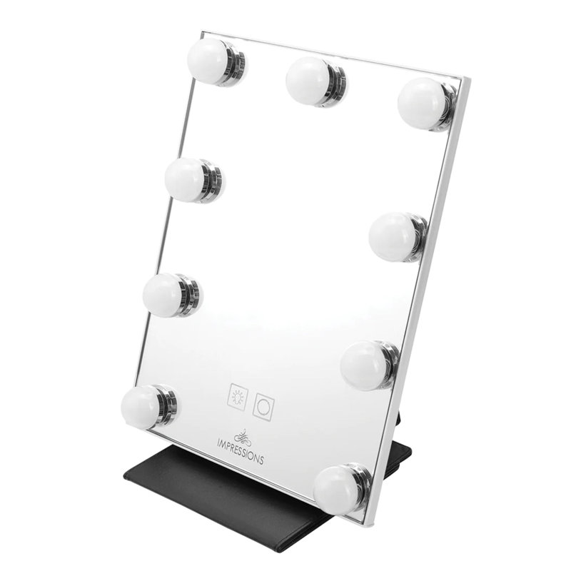 Miroir de maquillage Lumiere Touch Pad Plus, Blanc