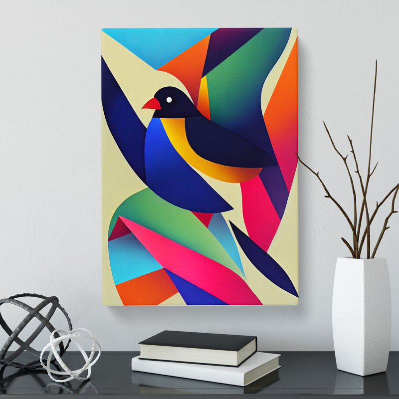 Simple Abstract Bird Vol.3 - Wrapped Canvas, 76cm H x 50cm W x 3cm D