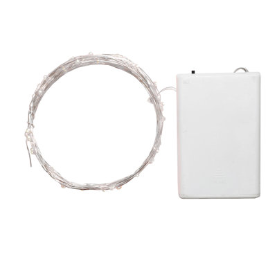 Outdoor 50 - Bulb 17'' Battery Powered LED Fairy String Light