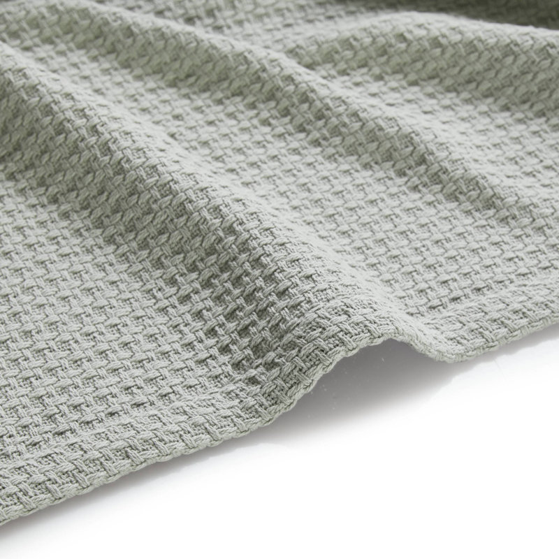 Couverture réversible en coton tissé Tommy Bahama Bahama Coast, Très grand, Gris