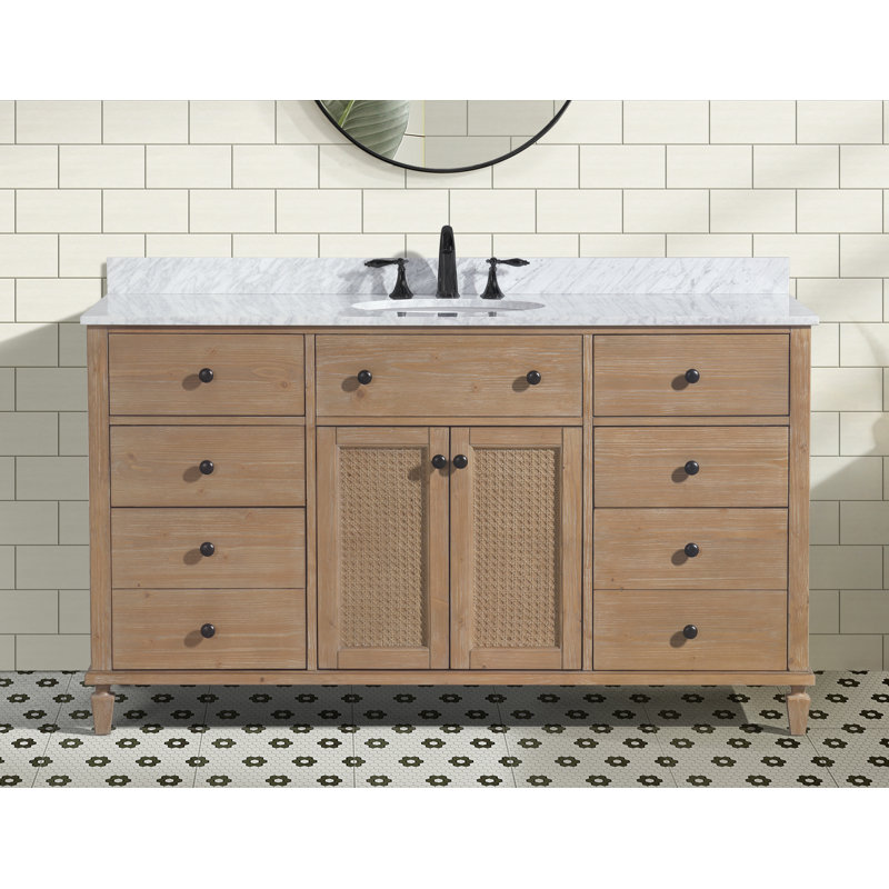 Berkely 60" Freestanding Single Bathroom Vanity