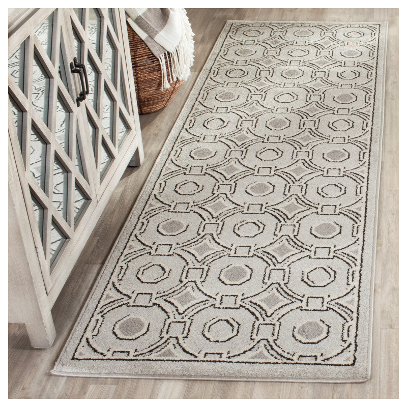 Tapis géométrique Thornbury Performance, Tapis de couloir 2 pi 3 po x 7 pi
