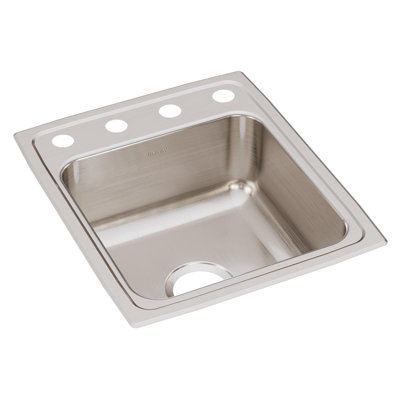 Évier de cuisine encastré Lustertone L 17 po x l 20 po