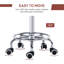 Chennai Adjustable Height Lab Stool with Footrest
