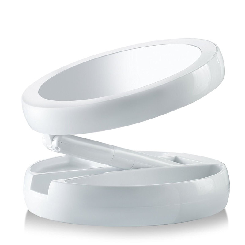 Miroir de salle de bain lumineux, Blanc