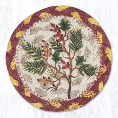  Sous-verre IC-357 5 baies Evergreen Holly