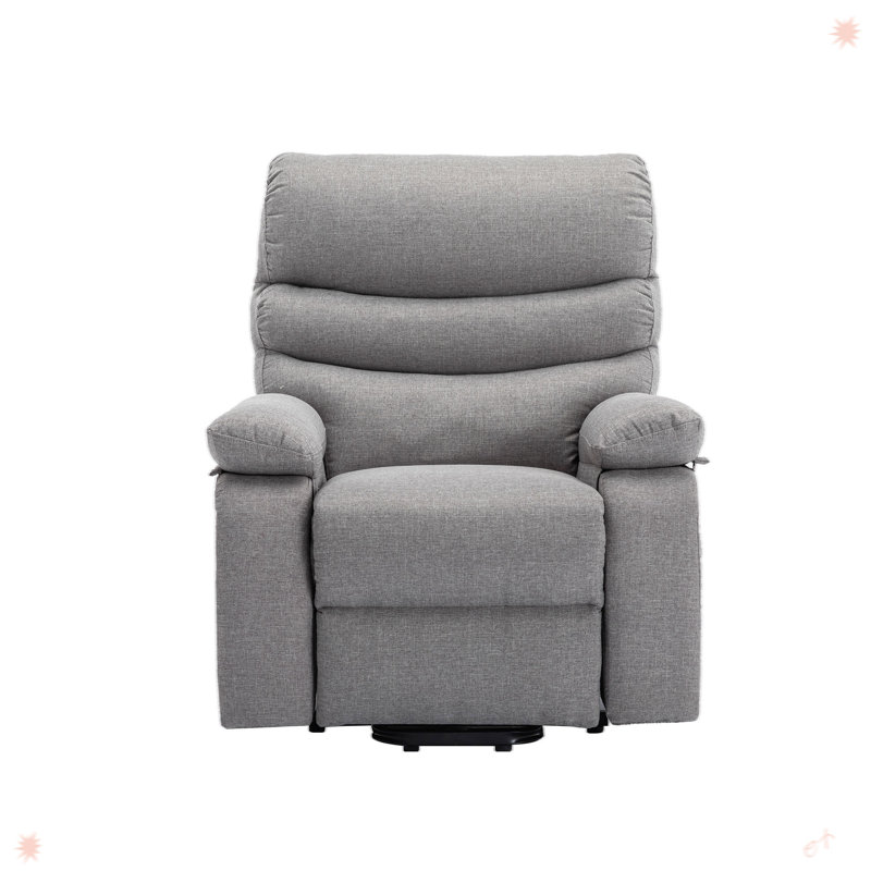Fauteuil inclinable électrique, Coton gris
