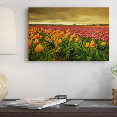 " Leaning Tulips II " by Don Schwartz