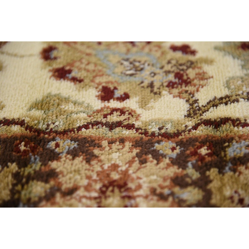 Tapis oriental beige / brun Niles, Rond 7 pi 10 po