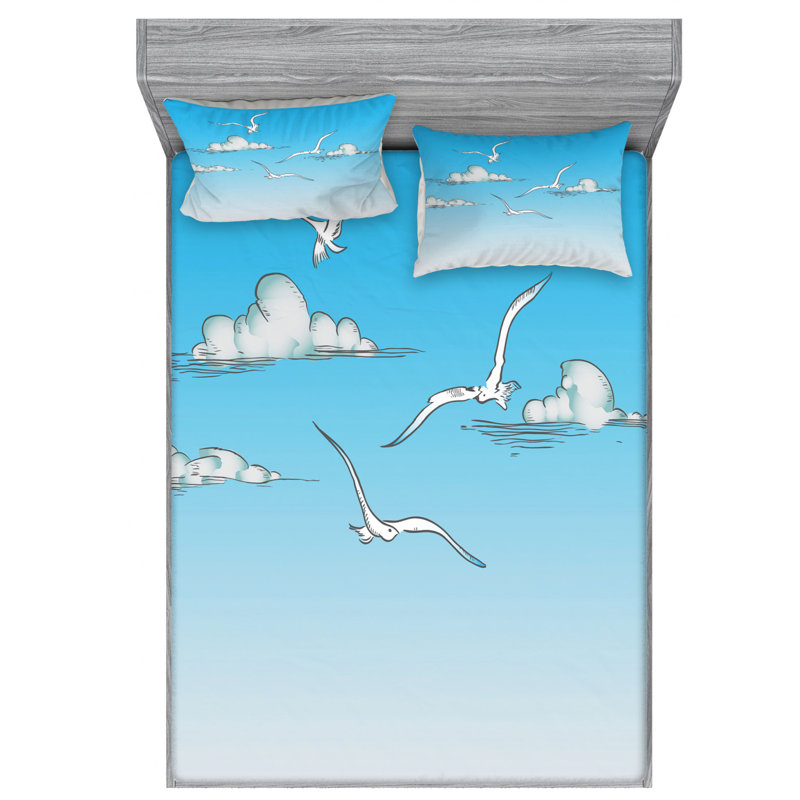 Microfiber Sheet Set, Full Sheet Set with Fitted Sheet