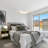 Modern 1-Light Ceiling Pendant with White Shade
