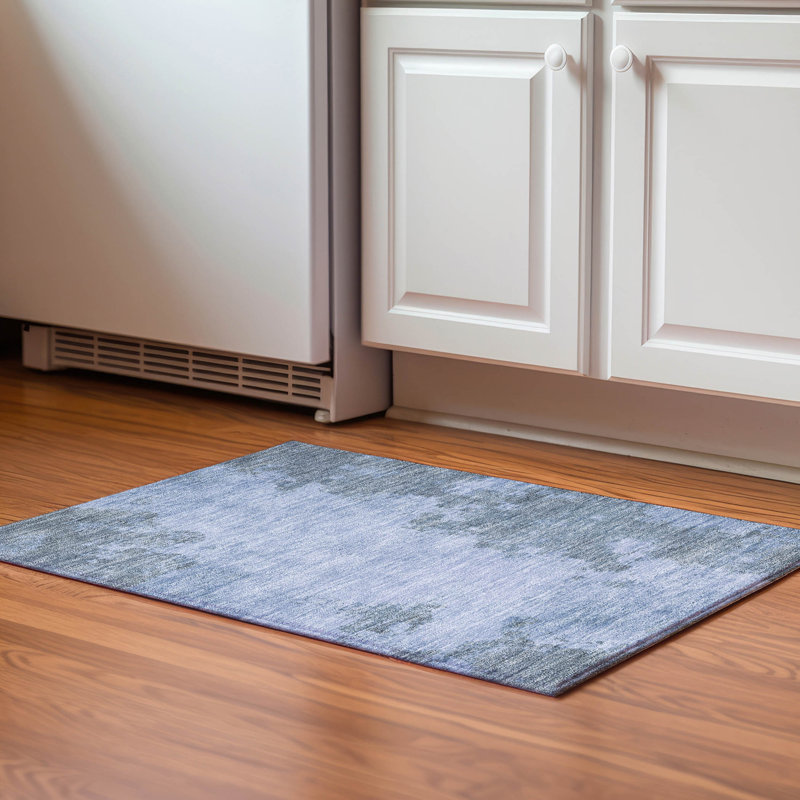 Premium Machine Washable Mayfield AMF1902 Modern Rug, Rectangle 1'8" x 2'6"