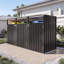 Metal Triple Bin Store