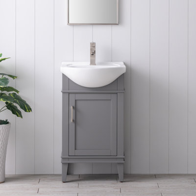 Meuble-lavabo simple l 20 po x P 16,75 po x H 34 po Arlowene