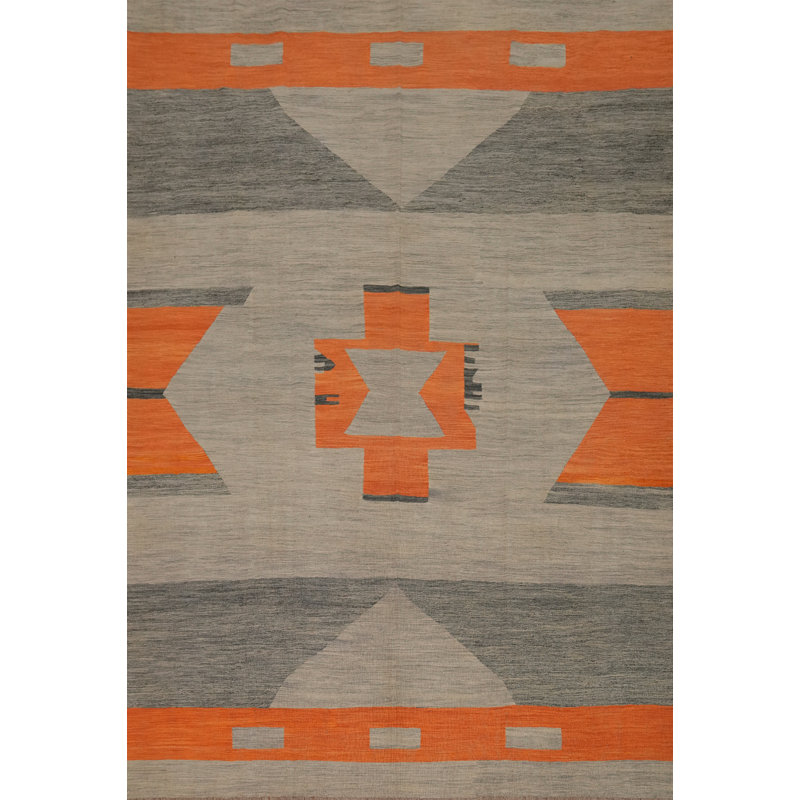 Geometric Kilim Southwestern Style Area Rug 9x12