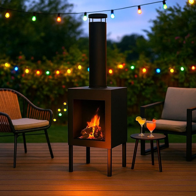 Round Smokeless Chimnea