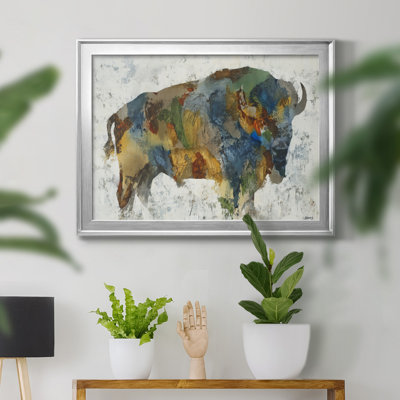 «Plains Icon», reproduction sur toile encadrée