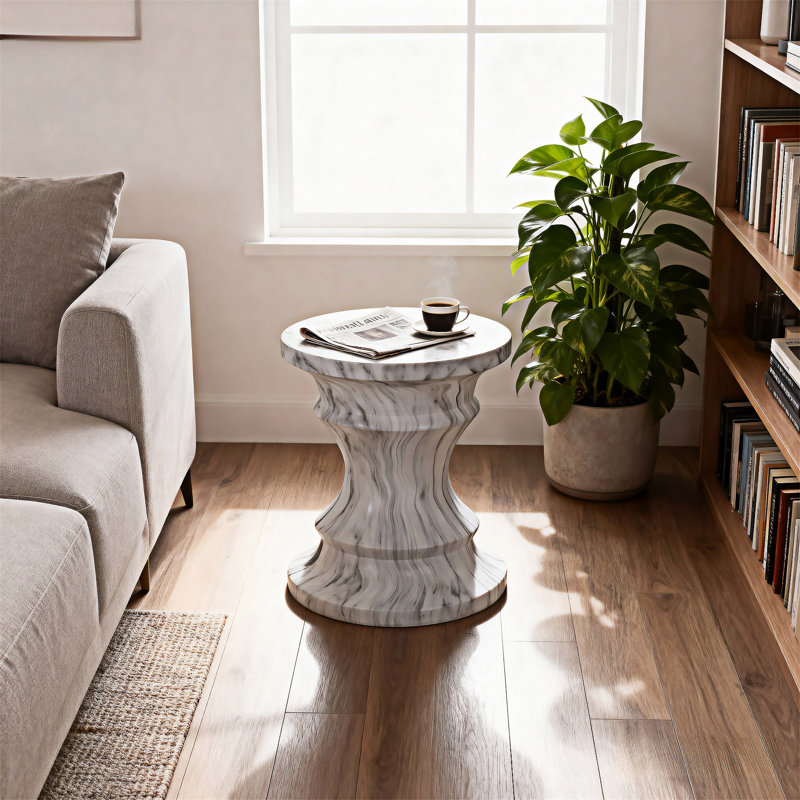 Tables d'appoint en ciment pour l'extérieur