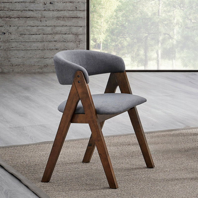 Ensemble de 2 chaises d'appoint rembourrées avec dossier pour la salle à manger