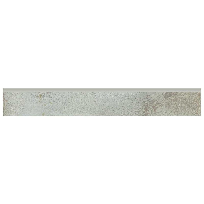 Angela Harris Flatiron 3X24 Semi-Polished Porcelain Bullnose, Gray