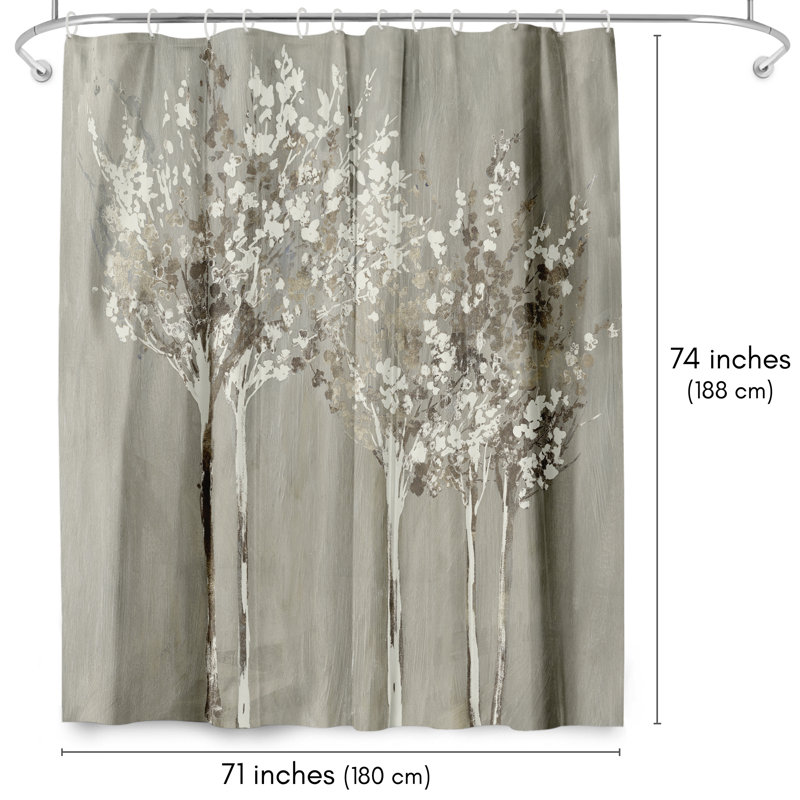 Botanical Shower Curtain Dusky by PI Creative Art