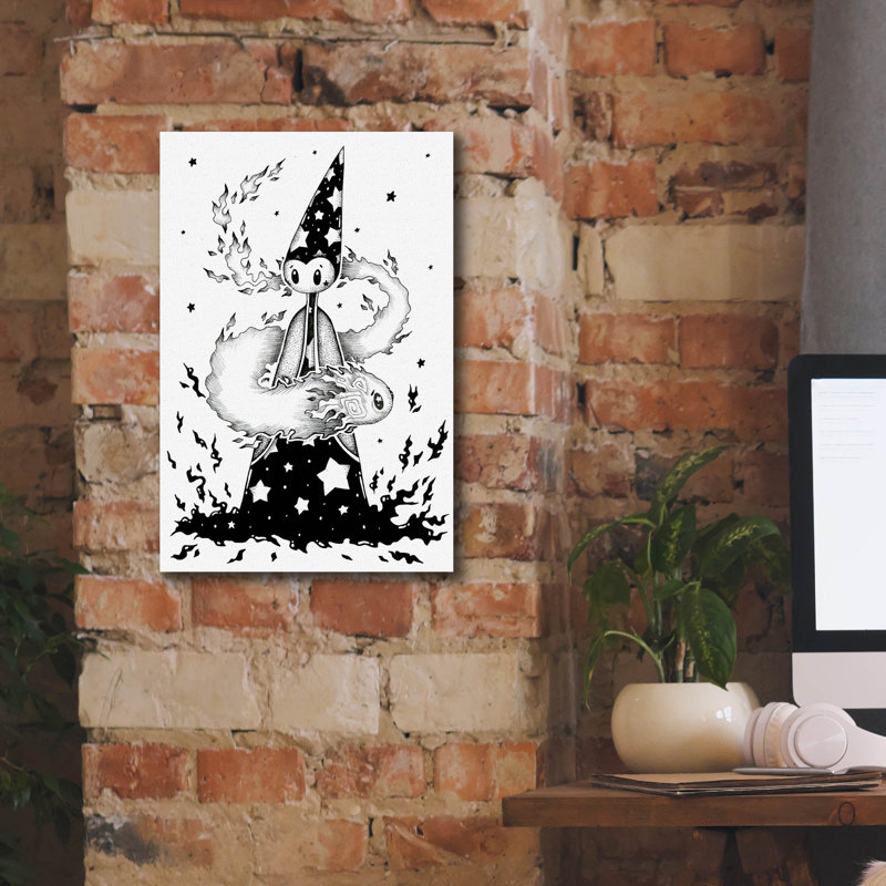 «The Wizard» par Avery Multe, H 18 po x l 12 po x P 0,75 po
