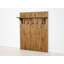 Derrion Solid Wood Wall 5 - Hook Wall Mounted Coat Rack