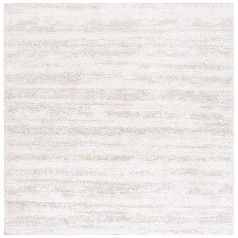 Karime Tahoe Shag Performance Rug, Square 6'7"