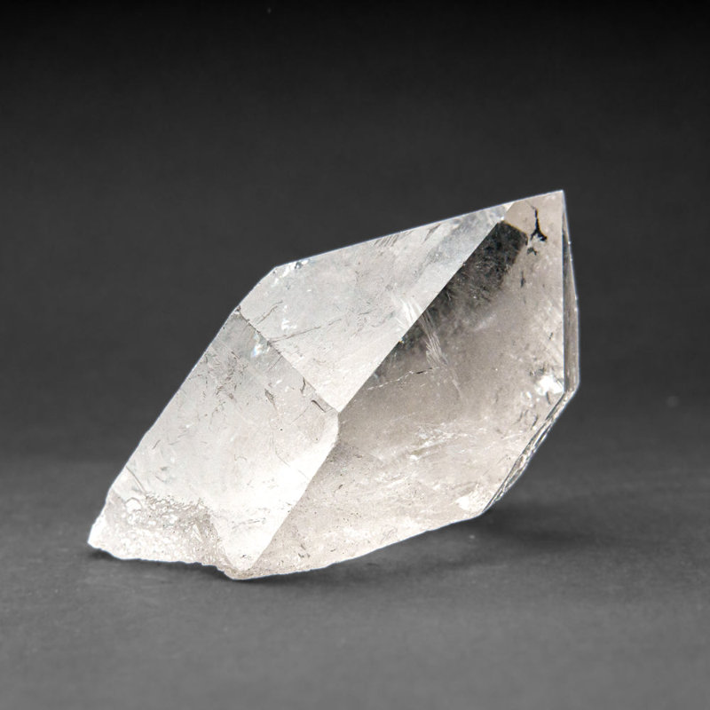Véritable grappe de cristal de quartz transparent du Brésil (408,1 grammes)