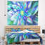 Tapisserie fleur florale à motif floral bleu light-28494604