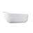 67-Inch Solid Surface Soaking Bathtub With Overflow For Bathroom