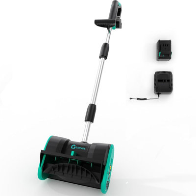 12″ Electric Snow Blower, Snow Shovel, Battery Powered Snow Blower with 12A Brushless Motor, 17 ft Throw Distance for Driveway, Sidewalk, Walkway