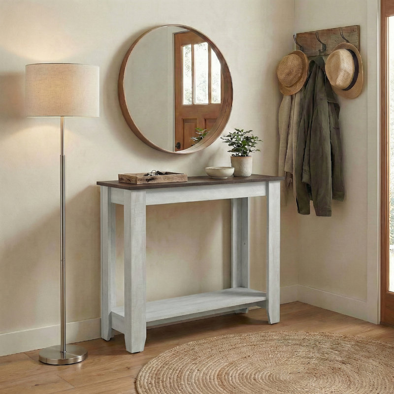 Console Justine Basilico, Dust Walnut/Dust Gray
