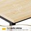 Odoaker Stainless Steel Writing Desk-1506686322-1506686323