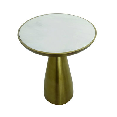 Kyri Marble Top End Table