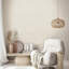 Woods and Wicker Collection Beige Graphic Plain Wallpaper Roll