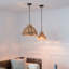 Lustre tissé en corde S / 2