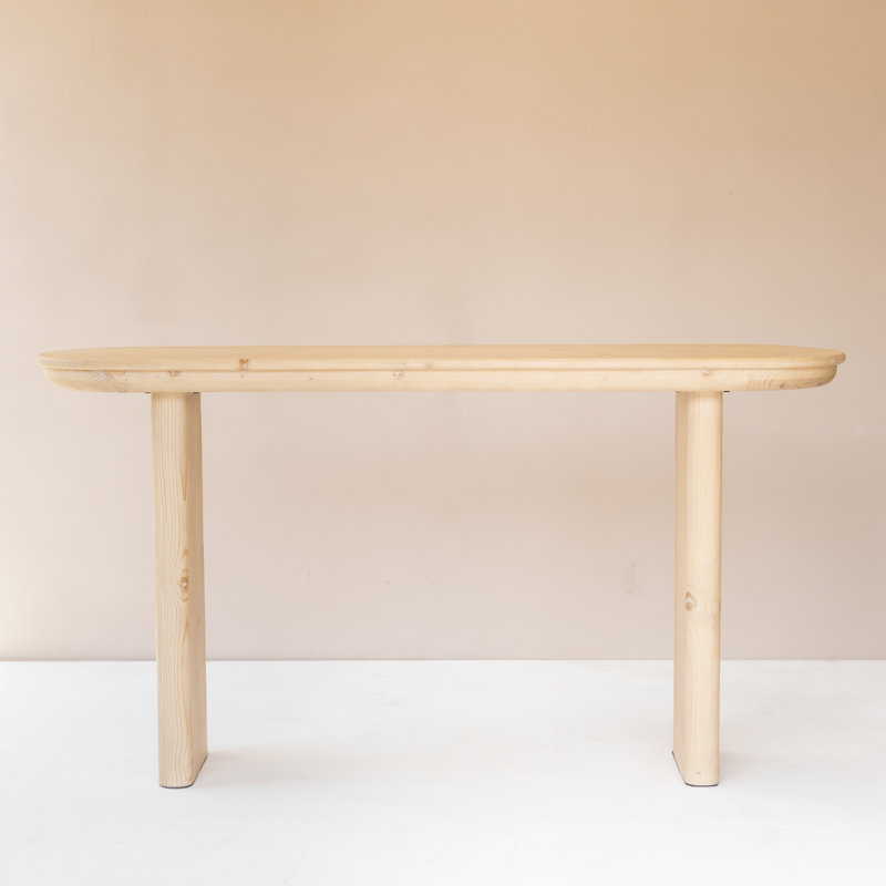 Console en bois massif 60 po Karlidh