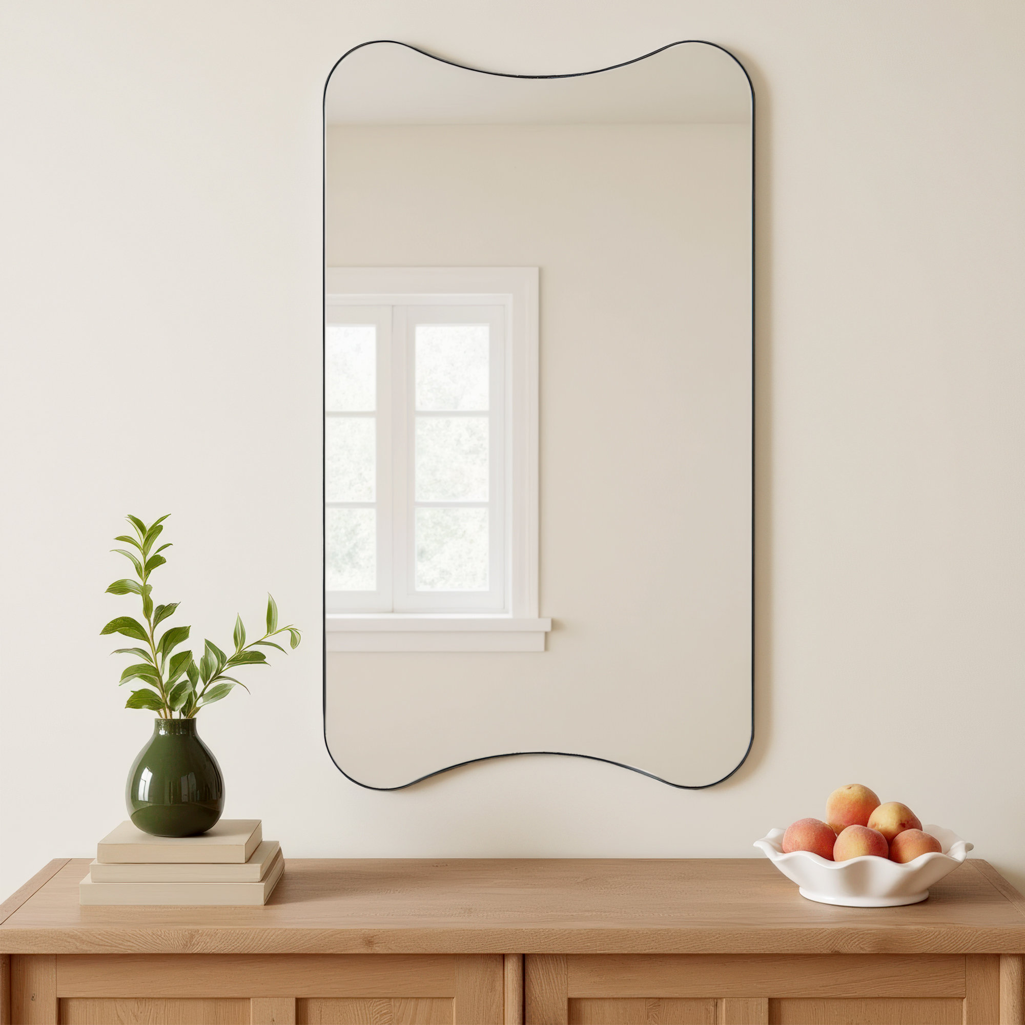 Amancia Iron Wavy Mirror