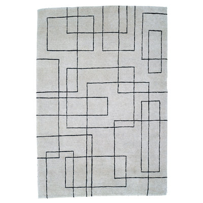 Sam Turner Cityscape 60 Knot Slate Area Rug