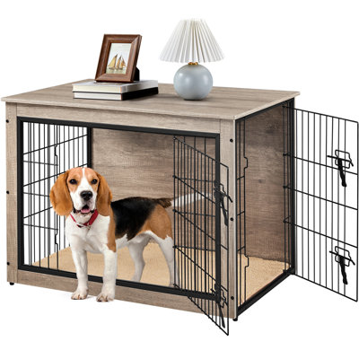 Metal Pet Crate with 2 Doors