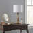 27.5-inch Coastal Wood Grain Effect Polyresin Table Lamp