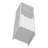 Eiffel Kitchen Pantry, Two External Shelves, Single Door Cabinet, Two Interior Shelves White -White