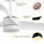 Ventilateur de plafond standard à 3 pales de 52 po avec télécommande et ensemble d'éclairage inclus Bianchini-595856621