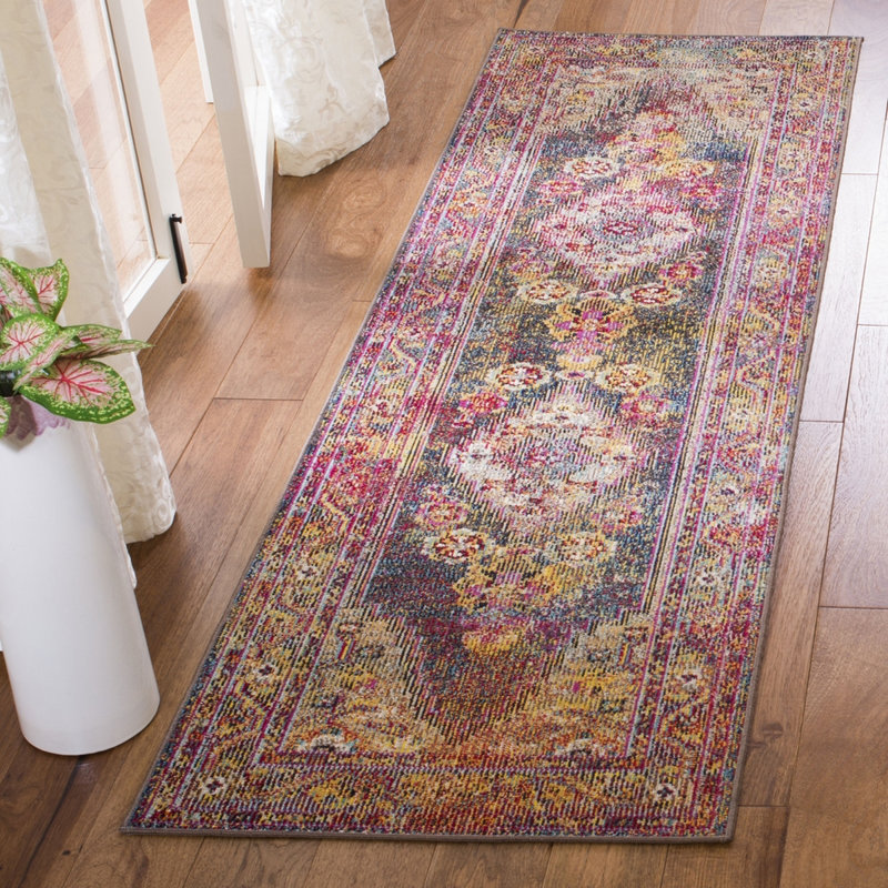 Esponga Espong Navy/Light Blue Rug, Runner 66 x 213 cm