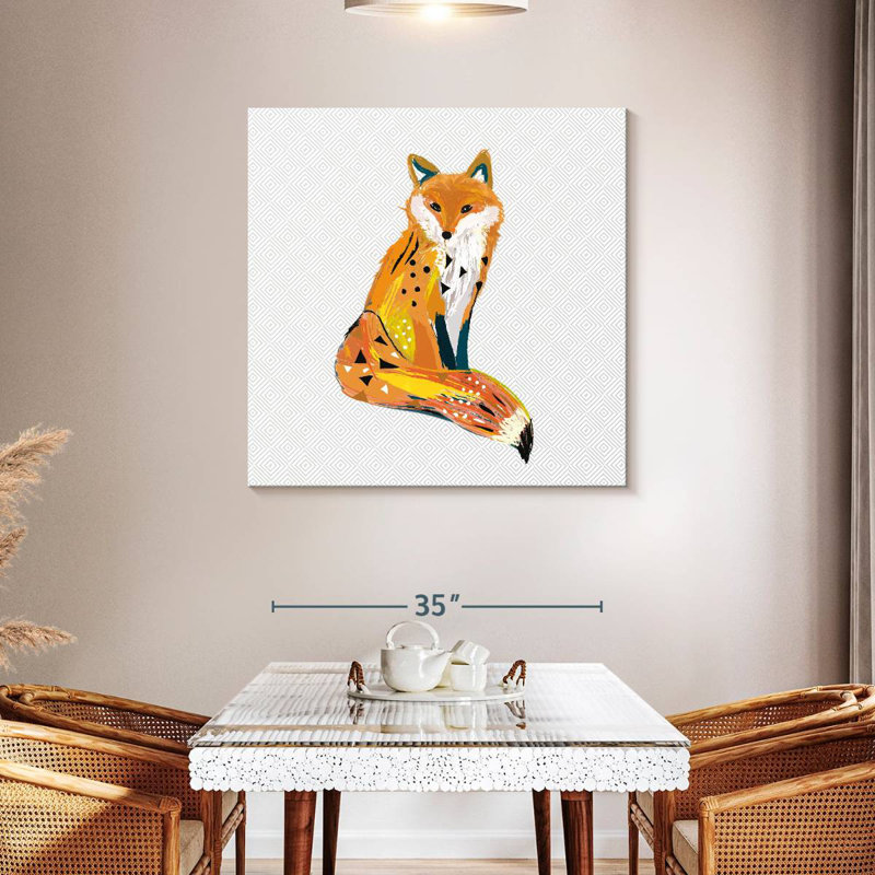 Crowle Trickster Fox, 39" H x 39" W
