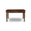 Cet ensemble de salle à manger 9 pièces comprend une table de cuisine rectangulaire avec feuille papillon et 8 chaises rembourrées en tissu de polyester, 42 x 78 pouces, acajou-538614580-538614579
